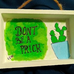 Small Handpainted Hanging Art